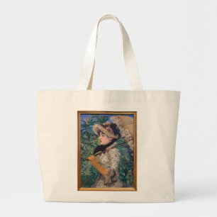 Grand Tote Bag Jeanne (Printemps) Par Édouard Manet