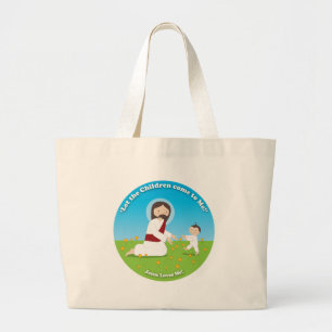 Grand Tote Bag Jésus et enfant