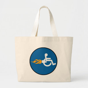 Grand Tote Bag Jet fauteuil roulant