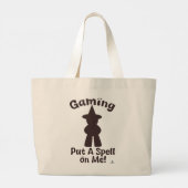 Grand Tote Bag Jeu Mets Spell Sur Moi Saison Éffrayante Drôle (Dos)