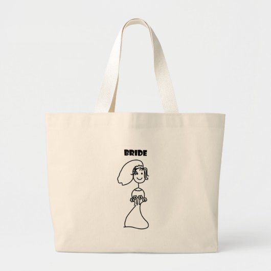 Grand Tote Bag Jeune mariée (Devant)