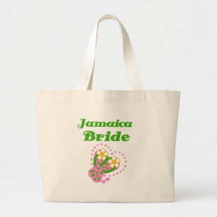 Grand Tote Bag Jeune mariée de la Jamaïque