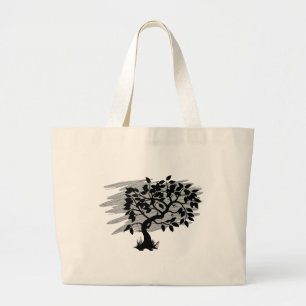 Grand Tote Bag Jeune pousse tordue
