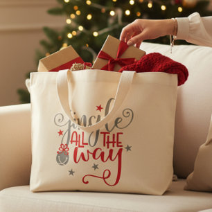 Grand Tote Bag Jingle Tout Le Chemin Des Cloches De Noël
