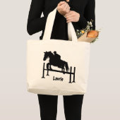 Grand Tote Bag Joli Chasseur Jumper Silhouette (Devant (produit))