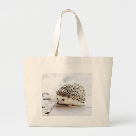 Grand Tote Bag Joli hérisson (Devant)