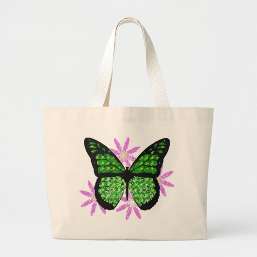 Grand Tote Bag Joli papillon Fourre-tout (Devant)