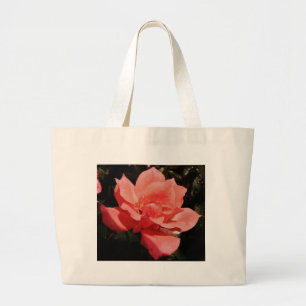 Grand Tote Bag Joli rose rose Peach floral