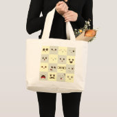 Grand Tote Bag Joli visage (Devant (produit))