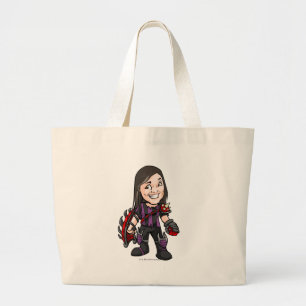 Grand Tote Bag Joueur de personnel de citadelle de Ziggytron