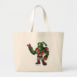 Grand Tote Bag Joueur de station spatiale de Grundo Virtupets