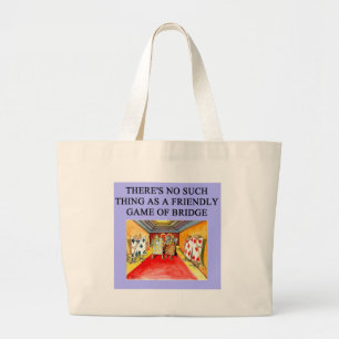 Grand Tote Bag joueur en double de jeu de pont