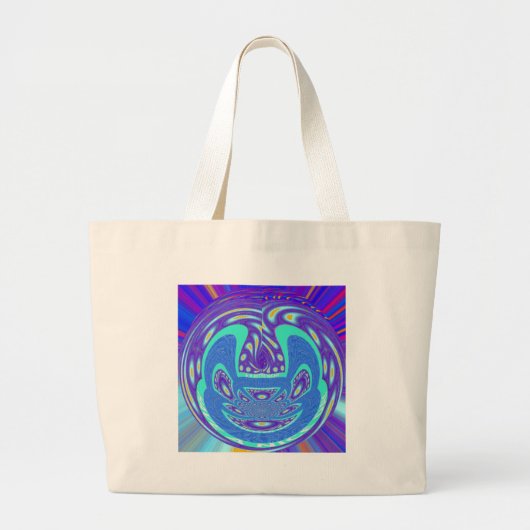 Grand Tote Bag Jouez un Joyeux Jour (Devant)