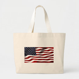 Grand Tote Bag Jour de l'indépendance patriotique du drapeau amér
