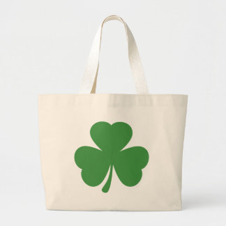 Grand Tote Bag journée du shamrock vert st. patrick
