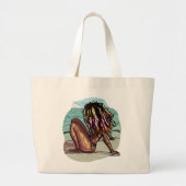 Grand Tote Bag Jours d'été (Devant)