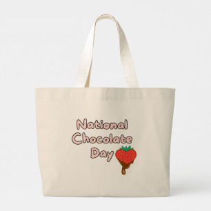 Grand Tote Bag Joyeuse journée nationale du chocolat