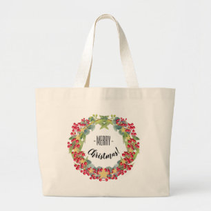 Grand Tote Bag Joyeux Noël