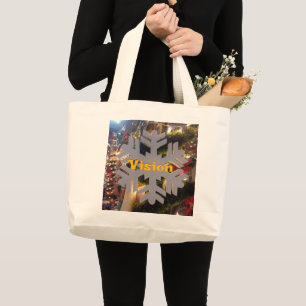 Grand Tote Bag Joyeux Noël et une bonne année