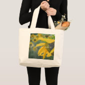Grand Tote Bag Joyeux tournesol rustique (Devant (produit))