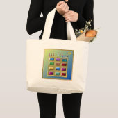 Grand Tote Bag Judaica 12 Tribes of Israel Levi (Devant (produit))