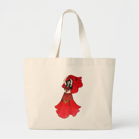 Grand Tote Bag Julia Lolita Belly Dancer Art (Devant)