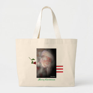 Grand Tote Bag Jumbo Fourre-tout "Le vrai Père Noël"