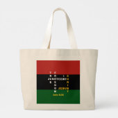 Grand Tote Bag JUNETEENTH Christian Crowword (Dos)