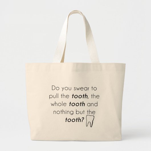 Grand Tote Bag Jurez-vous ? (Devant)