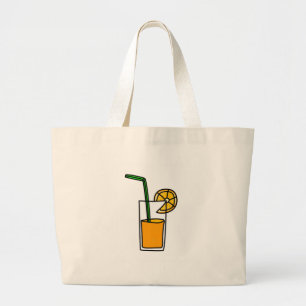 Grand Tote Bag jus d'orange