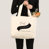 Grand Tote Bag Juste bases mariées de lune de miel (Devant (produit))