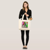 Grand Tote Bag Juste Divorcé Drôle Cartes Cadeaux Tee - shirts Et (Devant (modèle))