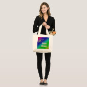 Grand Tote Bag Juste Maman Superstar (Devant (modèle))