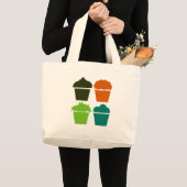 Grand Tote Bag Juste petits gâteaux (Devant (produit))