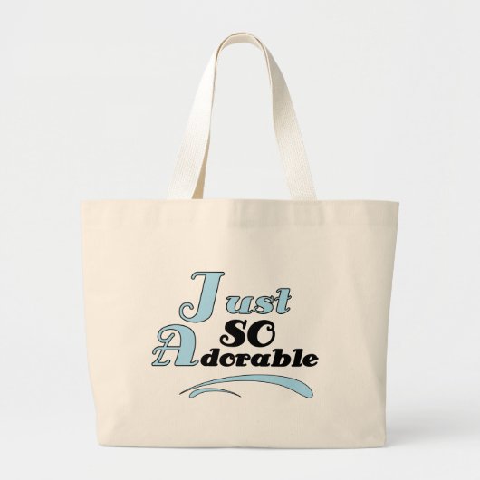 Grand Tote Bag Juste si adorable (Devant)