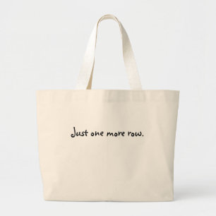 Grand Tote Bag Juste une plus de rangée