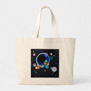 Grand Tote Bag Kandinsky Plusieurs cercles Abstraits
