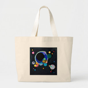 Grand Tote Bag Kandinsky Plusieurs Cercles Artwork