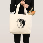 Grand Tote Bag Kanji de Yin Yang Reiki (Devant (produit))