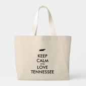 Grand Tote Bag KEEP CALM et LOVE TENNESSEE (Dos)