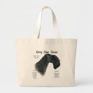 Grand Tote Bag Kerry Blue Terrier Conception historique