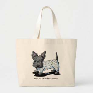 Grand Tote Bag KiniArt Scottie Terrier PJ