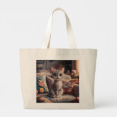 Grand Tote Bag Kitten (Dos)