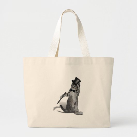 Grand Tote Bag Kitten Tap Dancing (Devant)