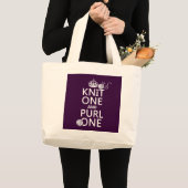 Grand Tote Bag Knit un et maille une (Devant (produit))