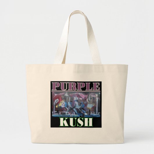 GRAND TOTE BAG KUSH VIOLET (Devant)