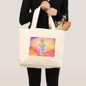 Grand Tote Bag Kwan Yin la déesse de la compassion (Devant (produit))
