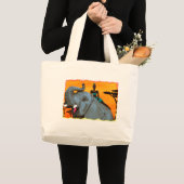 Grand Tote Bag La "Afrique ! " (Devant (produit))