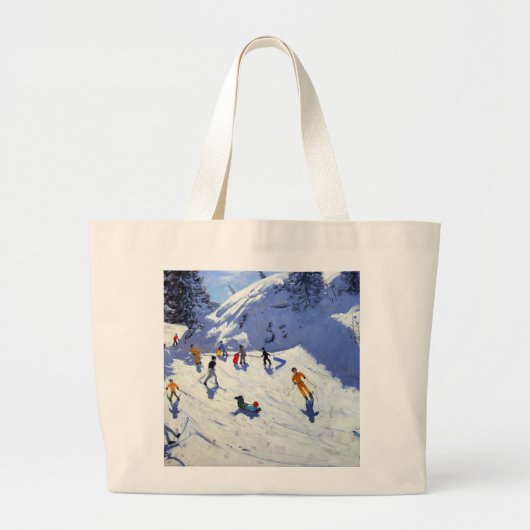 Grand Tote Bag La belle Plagne 2004 de caniveau (Devant)