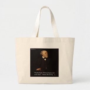 Grand Tote Bag La célèbre citation sur la maternité de Robert Bro